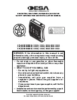 Desa 2 PLAQUE series Safety Information And Installation Manual preview