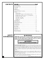 Preview for 2 page of Desa 24" Variably-Controlled Models Owner'S Operation And Installation Manual