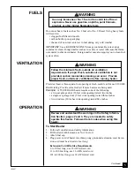 Предварительный просмотр 5 страницы Desa 35,000 BTU/Hr Models Owner'S Manual