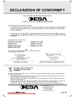 Preview for 16 page of Desa AC 10 R Instruction Manual