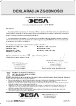 Предварительный просмотр 96 страницы Desa AC 15 M EHP Instruction Manual