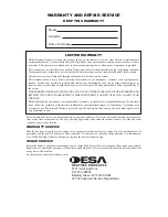 Preview for 14 page of Desa ALL-PRO SPC-21PHTSA Owner'S Manual