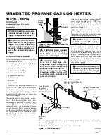 Предварительный просмотр 10 страницы Desa American Oak Design Unvented Propane Gas Log Heater Model Split Oak and American Oak Design Owner'S Operation And Installation Manual