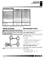 Preview for 33 page of Desa Amity PSCIVFC Series Owner'S Operation And Installation Manual