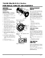 Предварительный просмотр 10 страницы Desa ARL B70D Owner'S Manual