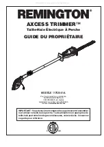 Предварительный просмотр 30 страницы Desa AXCESS TRIMMER 117535-01A Owner'S Manual