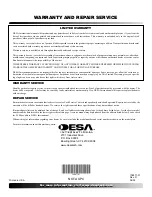 Preview for 26 page of Desa B110BT Owner'S Manual