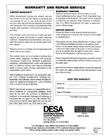 Предварительный просмотр 16 страницы Desa B115 Owner'S Manual