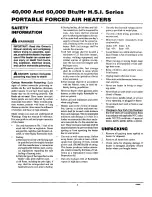 Предварительный просмотр 2 страницы Desa B60 Owner'S Manual