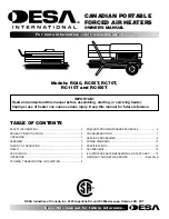 Предварительный просмотр 1 страницы Desa BC115T Owner'S Manual