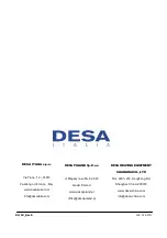 Preview for 32 page of Desa BG 110 Technical Information, Installation And Operating Instructions