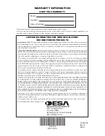 Предварительный просмотр 28 страницы Desa BG30N Safety Information And Installation Manual