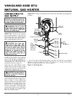 Preview for 8 page of Desa BLUE FLAME BLUE FLAME VENT-FREE NATURAL GAS HEATER Operation And Installation Manual