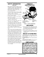 Preview for 3 page of Desa CANADIAN PROPANE CONSTRUCTION CONVECTION HEATER Owner'S Manual