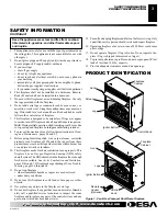 Предварительный просмотр 3 страницы Desa CDCFTN Owner'S Operation And Installation Manual