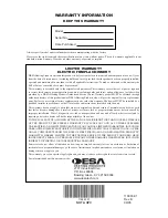 Предварительный просмотр 12 страницы Desa CEF26BN Safety Information And Installation Manual