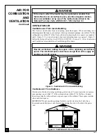 Предварительный просмотр 8 страницы Desa CFGF28PTA Owner'S Operation And Installation Manual