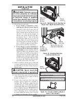 Preview for 16 page of Desa CGEFP33NRB Owner'S Operation And Installation Manual