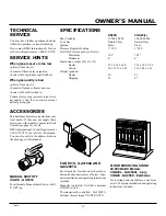 Preview for 15 page of Desa CGN20 Owner'S Operation And Installation Manual