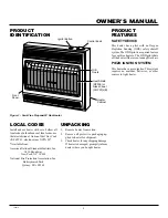 Preview for 3 page of Desa CGP20B Owner'S Operation And Installation Manual