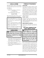 Preview for 5 page of Desa CGS2718NA Owner'S Operation And Installation Manual