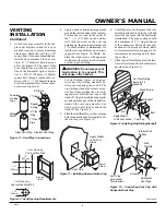 Preview for 9 page of Desa CHDV34(N/P)(A) Owner'S Operation And Installation Manual