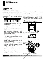 Preview for 8 page of Desa Comfort Glow CF26NT Owner'S Operation And Installation Manual