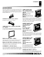 Предварительный просмотр 29 страницы Desa Comfort Glow CF26NT Owner'S Operation And Installation Manual