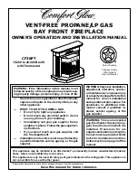 Preview for 1 page of Desa Comfort Glow CF26PT Owner'S Operation And Installation Manual