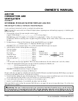 Preview for 5 page of Desa Comfort Glow CF26PT Owner'S Operation And Installation Manual