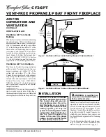 Предварительный просмотр 6 страницы Desa Comfort Glow CF26PT Owner'S Operation And Installation Manual