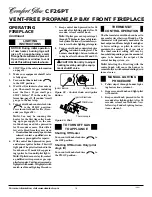 Preview for 16 page of Desa Comfort Glow CF26PT Owner'S Operation And Installation Manual