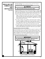 Предварительный просмотр 18 страницы Desa Comfort Glow CGB35P Owner'S Operation And Installation Manual