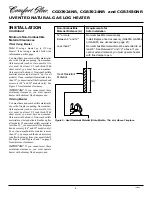 Предварительный просмотр 8 страницы Desa Comfort Glow CGB3924NR Owner'S Operation And Installation Manual