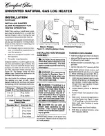 Preview for 10 page of Desa Comfort Glow CGB3924NRA Owner'S Operation And Installation Manual