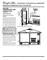 Предварительный просмотр 6 страницы Desa Comfort Glow CGB3924PR Owner'S Operation And Installation Manual