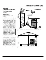 Предварительный просмотр 7 страницы Desa Comfort Glow CGCF26NR Owner'S Operation And Installation Manual