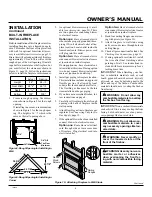 Preview for 9 page of Desa Comfort Glow CGCF26NR Owner'S Operation And Installation Manual