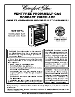 Preview for 1 page of Desa Comfort Glow CGCF26PRA Owner'S Operation And Installation Manual