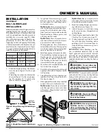 Предварительный просмотр 9 страницы Desa Comfort Glow CGCF26PRA Owner'S Operation And Installation Manual