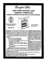 Preview for 1 page of Desa Comfort Glow CGCF26TN Owner'S Operation And Installation Manual