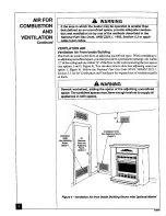 Предварительный просмотр 8 страницы Desa Comfort Glow CGCF26TN Owner'S Operation And Installation Manual