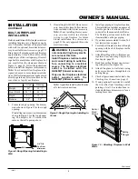 Preview for 9 page of Desa Comfort Glow CGCF26TNA Owner'S Operation And Installation Manual