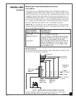 Предварительный просмотр 11 страницы Desa Comfort Glow CGD3018P Owner'S Operation And Installation Manual