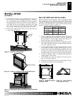 Предварительный просмотр 19 страницы Desa Comfort Glow CGEFP33NR Owner'S Operation And Installation Manual