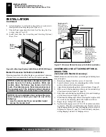 Предварительный просмотр 20 страницы Desa Comfort Glow CGEFP33NR Owner'S Operation And Installation Manual