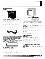 Предварительный просмотр 37 страницы Desa Comfort Glow CGEFP33NR Owner'S Operation And Installation Manual