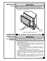 Предварительный просмотр 21 страницы Desa Comfort Glow CGF265NVA Owner'S Operation And Installation Manual