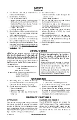Preview for 3 page of Desa Comfort Glow CGFB32CB Safety Information And Installation Manual