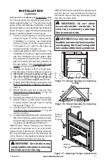 Preview for 11 page of Desa Comfort Glow CGFB32CB Safety Information And Installation Manual